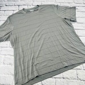 Alaskan Hardgear by Duluth Trading Mens XL Gray Striped Cotton T Shirt